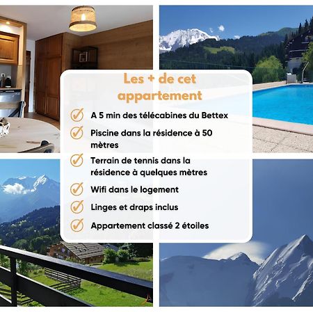 Duo Des Alpages Vue Exceptionnelle Sur Le Mont Blc Lägenhet Saint-Gervais-les-Bains Exteriör bild