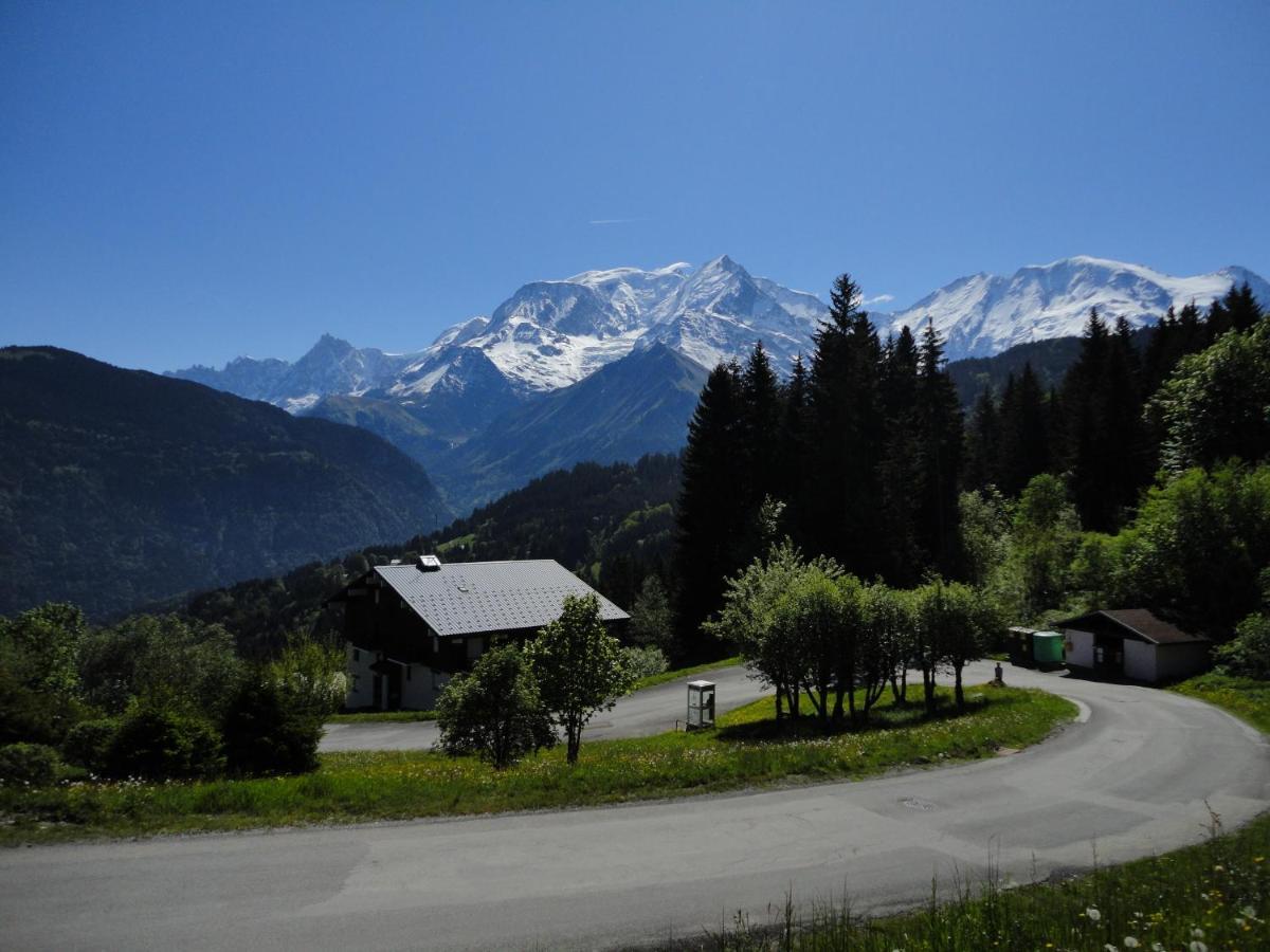 Duo Des Alpages Vue Exceptionnelle Sur Le Mont Blc Lägenhet Saint-Gervais-les-Bains Exteriör bild